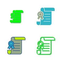 Legal Paper Vector Icon