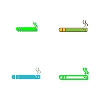 icono de vector de cigarro