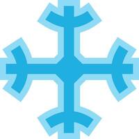 snowflake icon editable vector on white background
