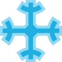 snowflake icon editable vector on white background