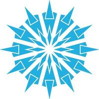 snowflake icon editable vector on white background