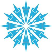 snowflake icon editable vector on white background