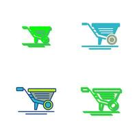 Wheelbarrow Vector Icon