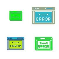 Error Code Vector Icon