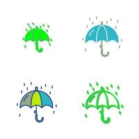 Raining Vector Icon