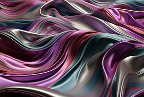 photo shiny holographic aluminium textured background generative ai