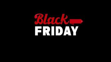 schwarz Freitag transparent Video, schwarz Freitag Alpha Video, Verkauf und Rabatt Beförderung video