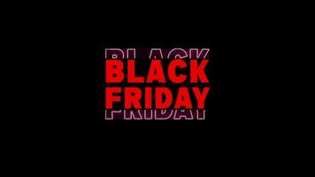 schwarz Freitag transparent Video, schwarz Freitag Alpha Video, Verkauf und Rabatt Beförderung video