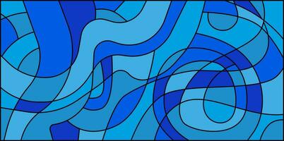 Abstract Art With Line Background Design vector
