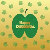 Happy Dussehra vector illustration