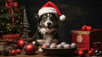 Cute and playful holiday-themed pet photos