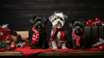 Cute and playful holiday-themed pet photos