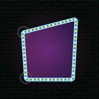 Cinema Retro with Sparking Color vector