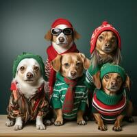 Cute and playful holiday-themed pet photos