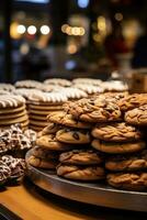 Delicious holiday treats and baked goods. photo
