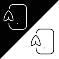 Navigation Vector Icon, Outline style icon, from Adventure icons collection, isolated on Black and white Background.