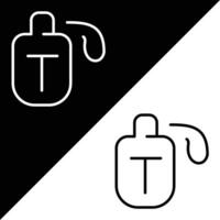 Flask Vector Icon, Outline style icon, from Adventure icons collection, isolated on Black and white Background.