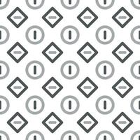 Geometric line and shape seamless pattern vector