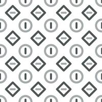 Geometric line and shape seamless pattern vector