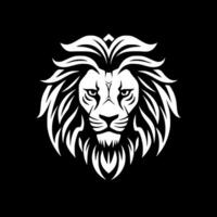 Lion - Minimalist and Flat Logo - Vector illustration