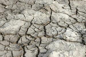 The ground has cracks in the top view for background photo