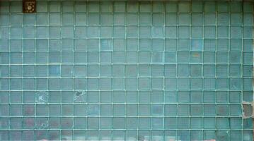 Glass blocks wall texture with small factory vent photo