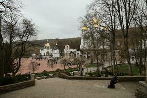 TERNOPIL, UKRAINE - APRIL 2, 2023 Zarvanytsia Spiritual Center - one of the largest Podolian shrines of the Greek Catholic Church photo