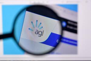 Homepage of agl website on the display of PC, url - agl.com.au. photo
