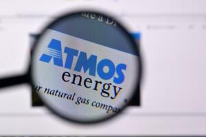 Homepage of atmosenergy website on the display of PC, url - atmosenergy.com. photo