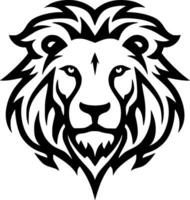 Lion - Minimalist and Flat Logo - Vector illustration