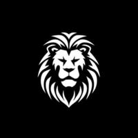 Lion, Minimalist and Simple Silhouette - Vector illustration