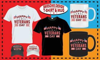 Veterans t-shirt and mug design, typography custom, vector best for print design.