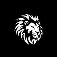 Lion - Black and White Isolated Icon - Vector illustration