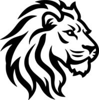 Lion, Minimalist and Simple Silhouette - Vector illustration