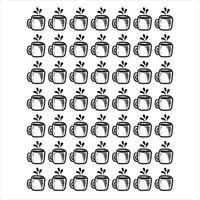 international day of coffee background with hand drawn and realistic llustration vector