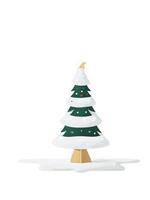 christmas tree on white isolated background graphic photo