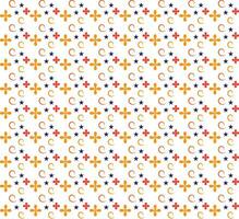 textile design with abstract illustration vector