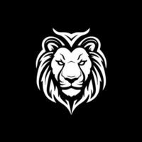 Lion - Minimalist and Flat Logo - Vector illustration