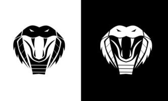 graphic vector illustration of cobra head logo symbol template