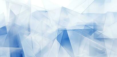 White blue cutting-edge background with a futuristic twist. Created with Generative AI photo