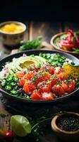 Poke Bowl - Colorful, Fresh, Healthy, Hawaiian-Inspired Bowl photo