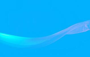 smooth elegant transparent blue cloth background photo