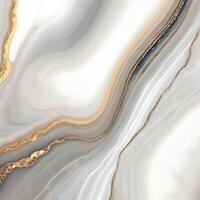 Luxury White Gold Marble texture background vector. Panoramic Marbling texture design for Banner, invitation, wallpaper, headers, website, print ads, packaging design template. Generative AI photo