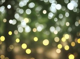 Abstract bokeh and blurred colorful nature background photo