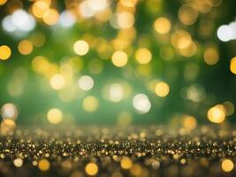 Abstract bokeh and blurred colorful nature background photo