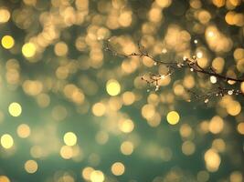 Abstract bokeh and blurred colorful nature background photo