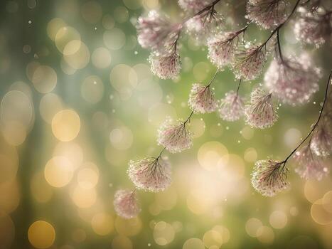 resumen bokeh y borroso vistoso naturaleza antecedentes generativo ai foto