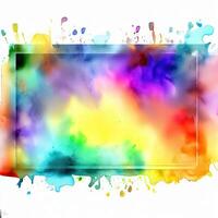 Abstract powder splatted background Freeze motion of color powder exploring photo