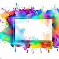 Abstract powder splatted background Freeze motion of color powder exploring photo