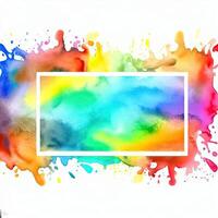 Abstract powder splatted background Freeze motion of color powder exploring photo